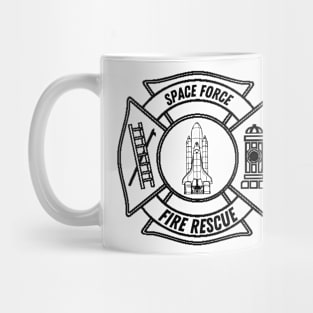 Space Force Fire Rescue Mug